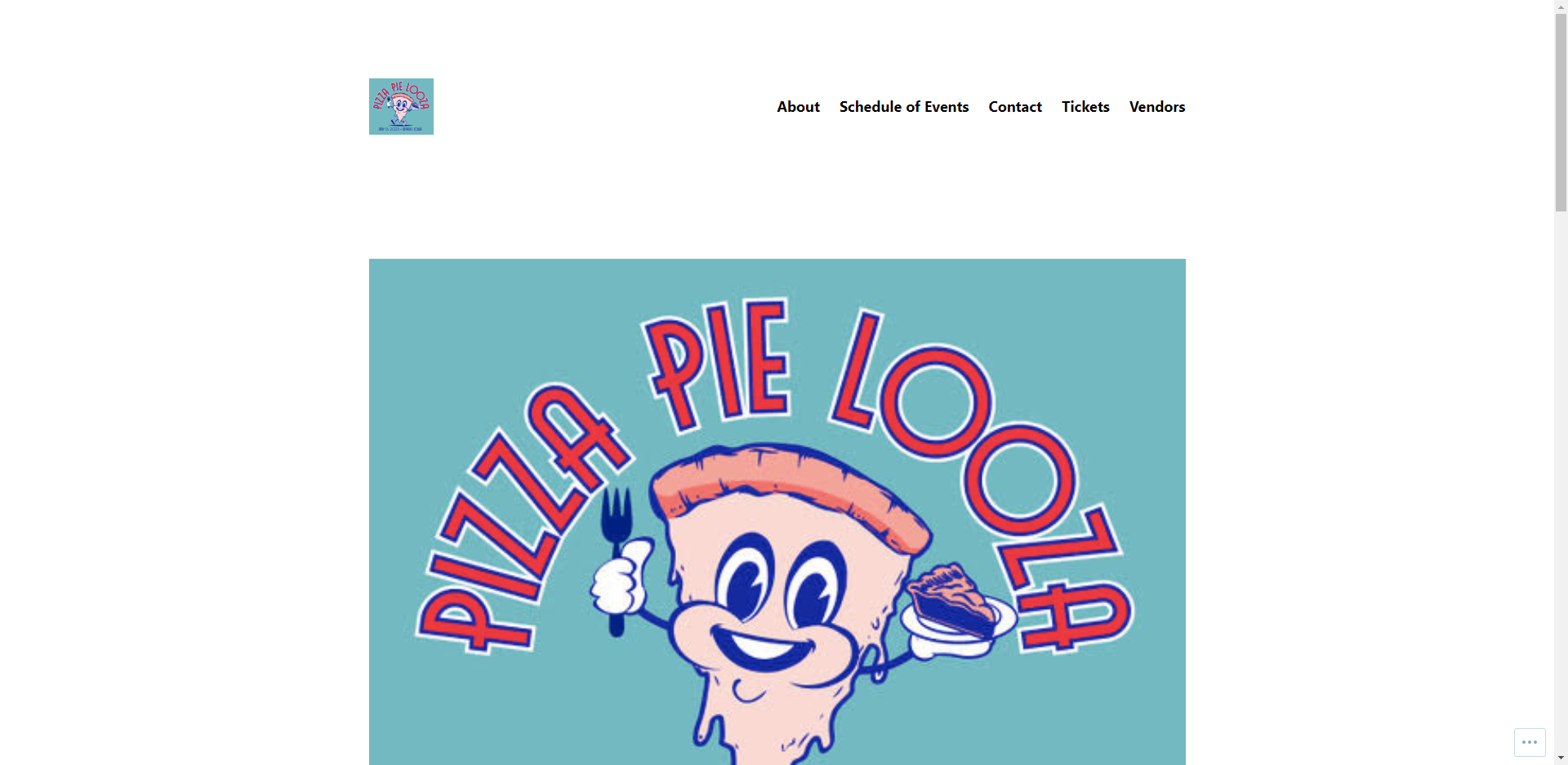 pizza pie looza original website.