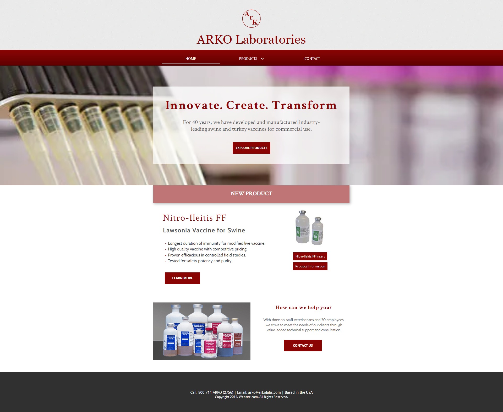 Arko labs original website