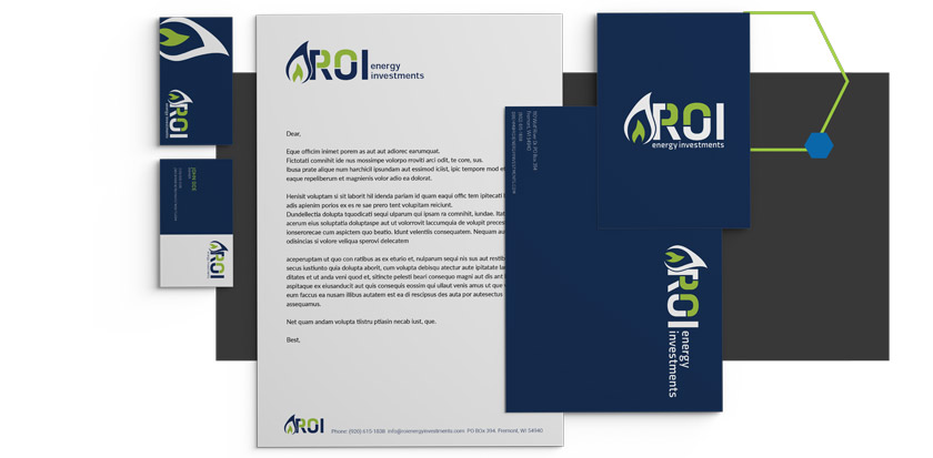 Brand Identity and Print Design Service Example