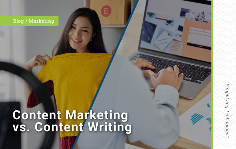 content marketing vs content writing