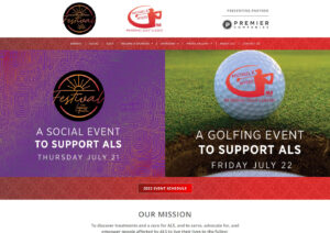 Myers Golf Website screenshot