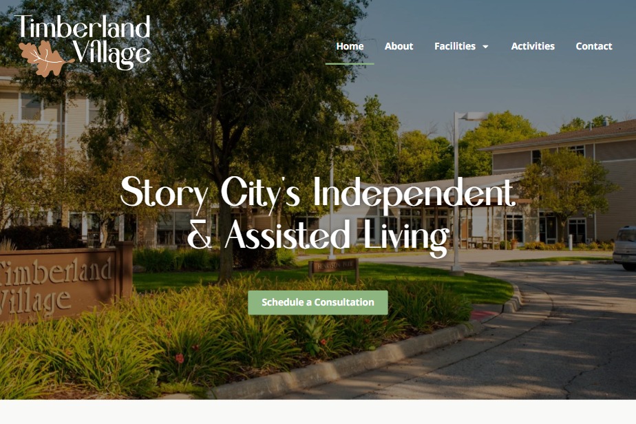 Timberland Village - New website