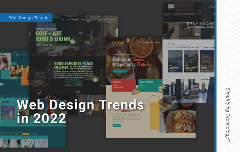 Blog: web Design Trends for 2022