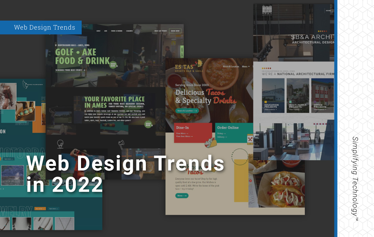 Blog: web Design Trends for 2022