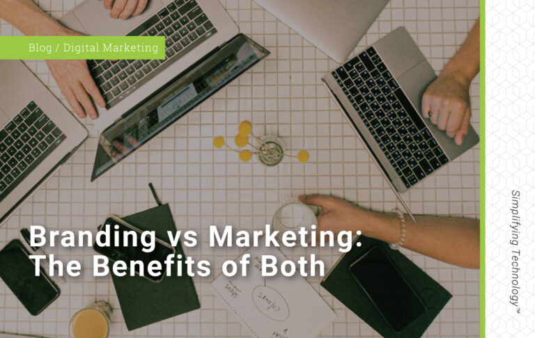 Blog post: Branding vs Marketing, the benefits of both.