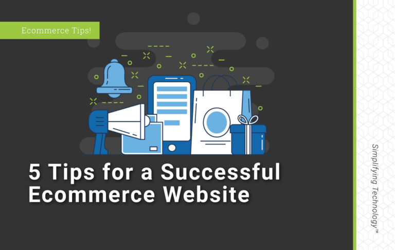 Blog: 5 tips for a successful ecommerce website