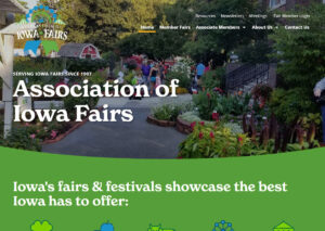 Association of Iowa Fairs website screenshot