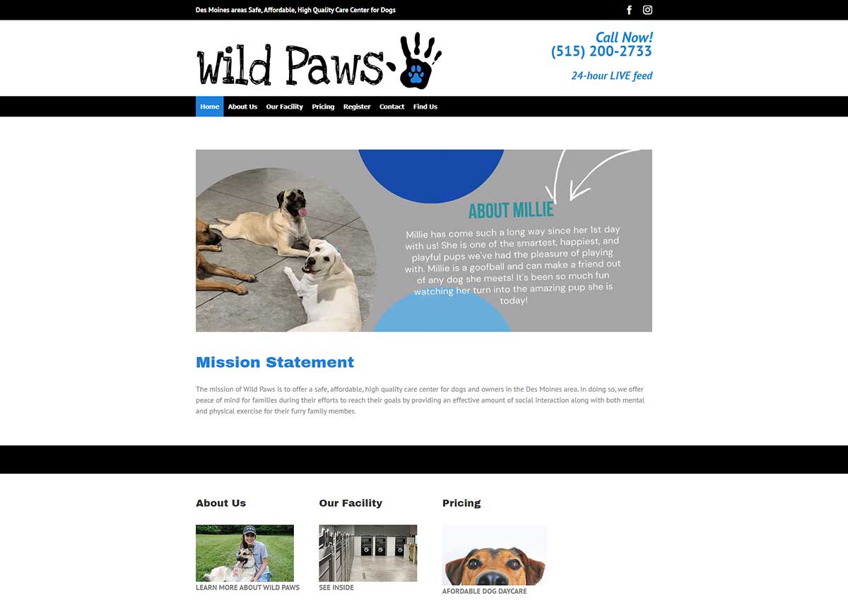 wildpaws original website