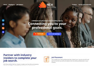NCH Recruiting website screenshot