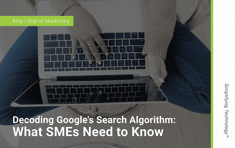 Blog about the Google search algorithm