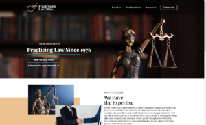 frank-smith-law-office-homepage-screenshot