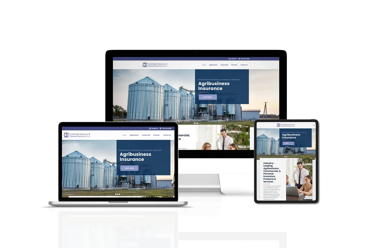 crossroads-insurance-web-design-mockup