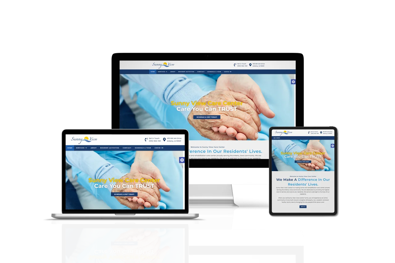 sunny-view-care-center-web-design-mockup