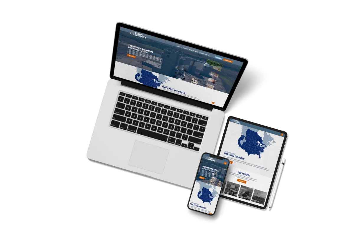 Todd and Sargent Website Mockup