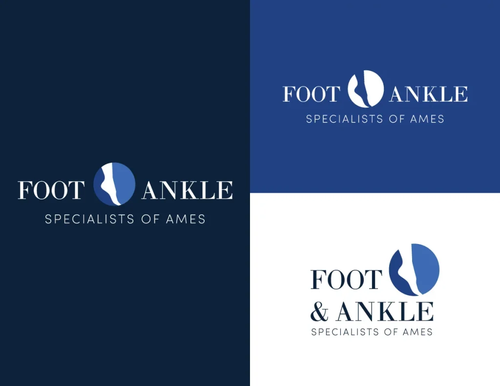 Foot and Ankle Specialists of Ames logo brand guide