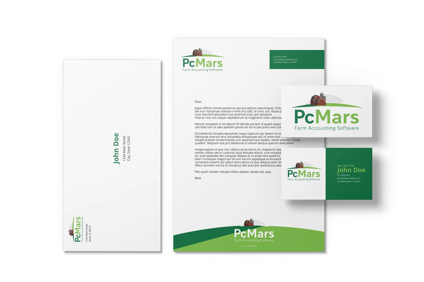PCMars brand identity